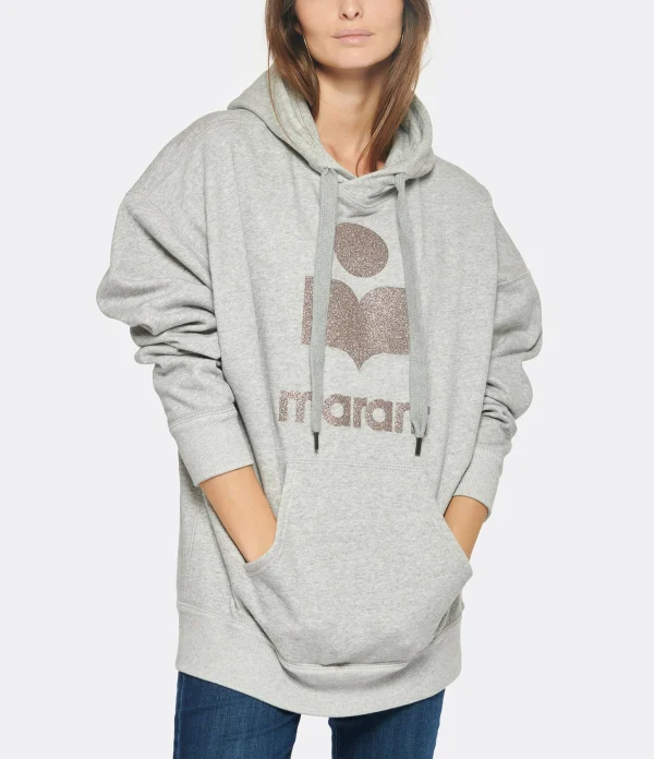 MARANT ÉTOILE Sweatshirt Mansel Coton Gris 4