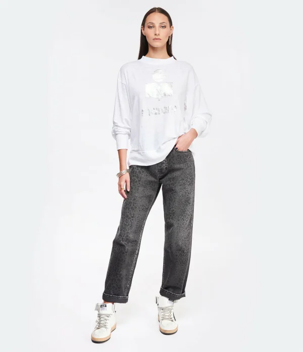 MARANT ÉTOILE Tee-shirt Klowia Lin Blanc 5