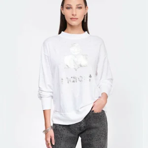 MARANT ÉTOILE Tee-shirt Klowia Lin Blanc 11