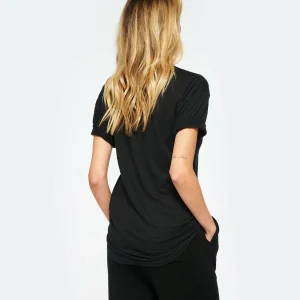 MARANT ÉTOILE Tee-shirt Koldi Lin Noir Argenté 15