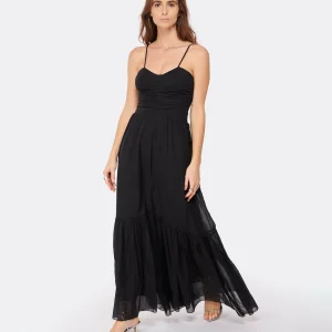 MARANT ÉTOILE Robe Longue Giana Coton Noir 11