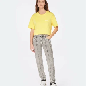 MARANT ÉTOILE Jean Sulanoa Coton Gris Clair 14