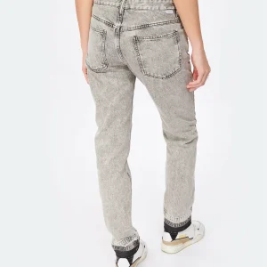 MARANT ÉTOILE Jean Sulanoa Coton Gris Clair 18