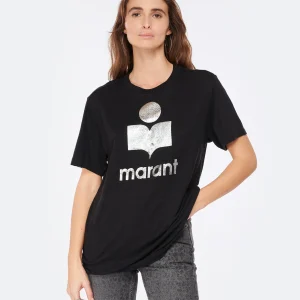 MARANT ÉTOILE Tee-shirt Zewel Lin Noir 11