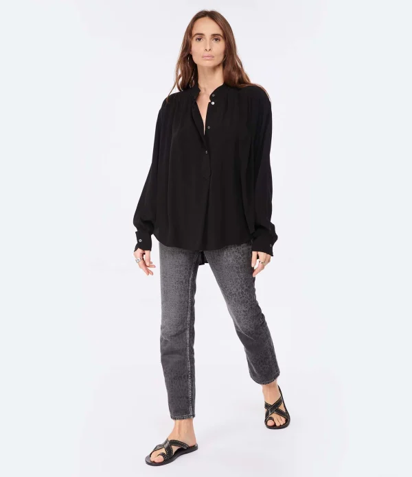 MARANT ÉTOILE Blouse Bérangère Noir 5