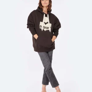 MARANT ÉTOILE Sweatshirt Mansel Coton Noir Délavé 13