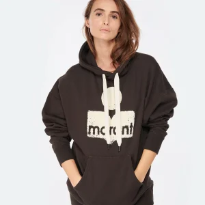 MARANT ÉTOILE Sweatshirt Mansel Coton Noir Délavé 11