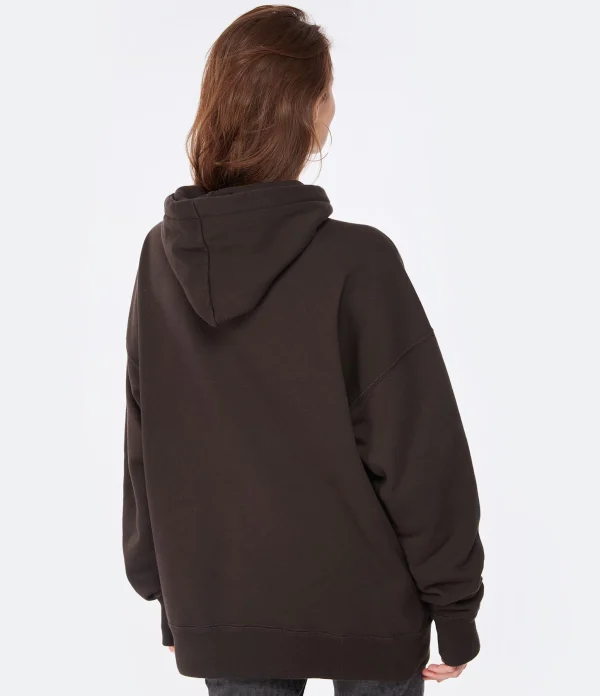 MARANT ÉTOILE Sweatshirt Mansel Coton Noir Délavé 6