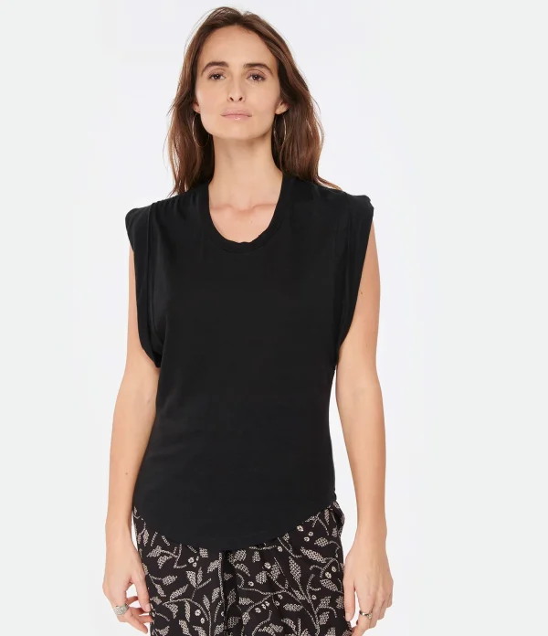 MARANT ÉTOILE Tee-shirt Kotty Lin Noir 4