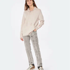 MARANT ÉTOILE Jean Sulanoa Coton Gris Clair 22