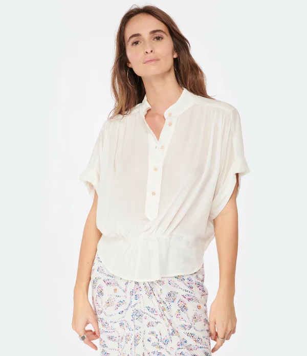 MARANT ÉTOILE Top Azalea Écru 4