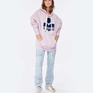 MARANT ÉTOILE Sweatshirt Mansel Coton Rose Clair 15