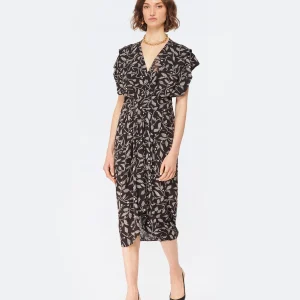 MARANT ÉTOILE Robe Mi-longue Almeya Noir 10