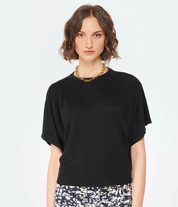 MARANT ÉTOILE Tee-shirt Kyanza Lin Noir 4