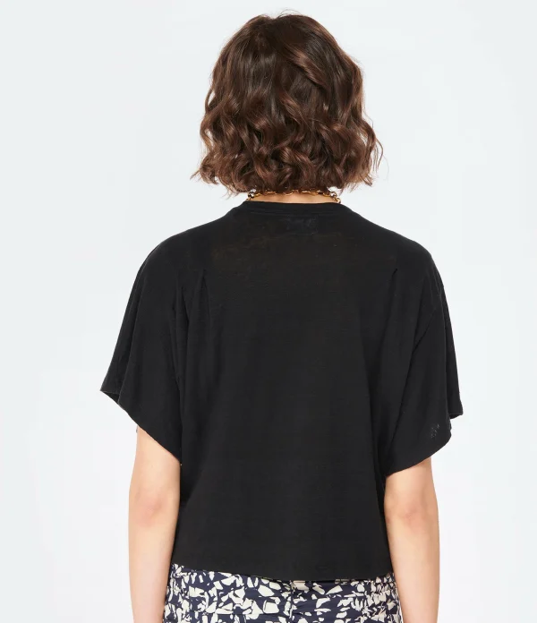 MARANT ÉTOILE Tee-shirt Kyanza Lin Noir 5