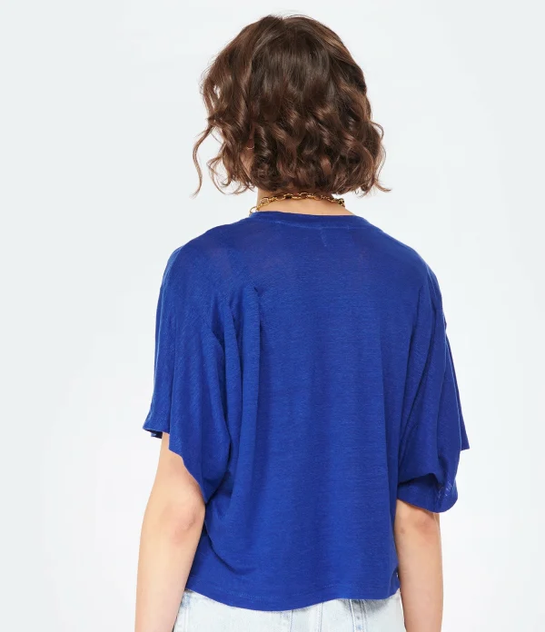 MARANT ÉTOILE Tee-shirt Kyanza Lin Indigo 5