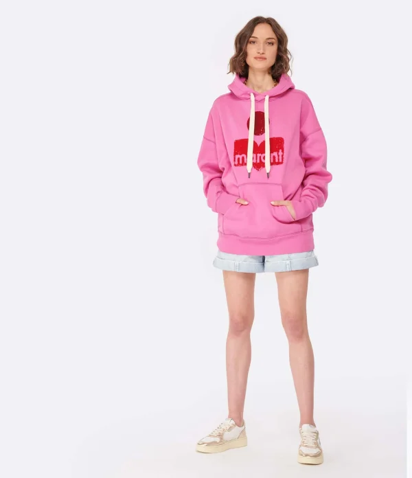 MARANT ÉTOILE Sweatshirt Mansel Coton Rose 6