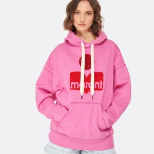 MARANT ÉTOILE Sweatshirt Mansel Coton Rose 11