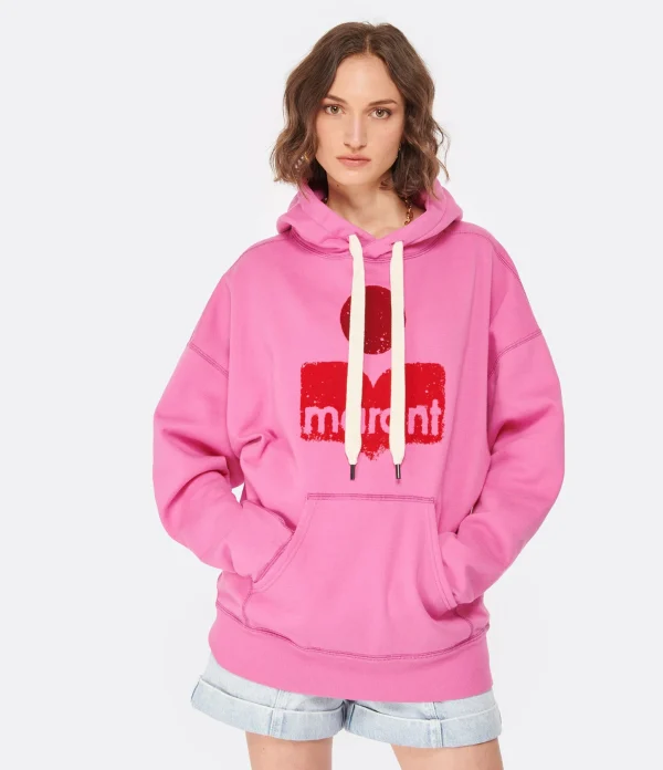 MARANT ÉTOILE Sweatshirt Mansel Coton Rose 4