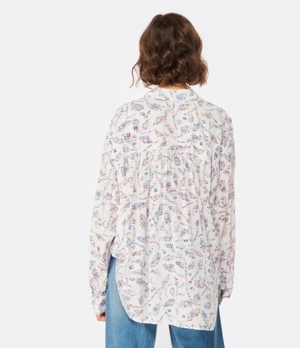 MARANT ÉTOILE Blouse Berangere Écru 5