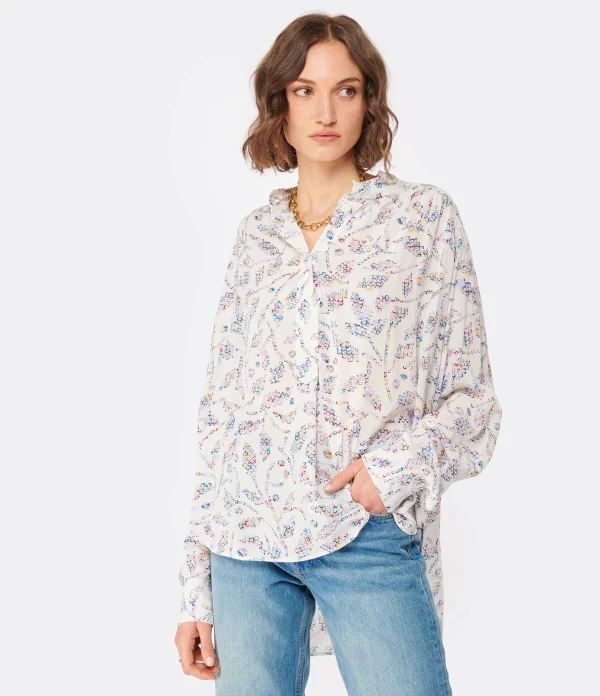 MARANT ÉTOILE Blouse Berangere Écru 4