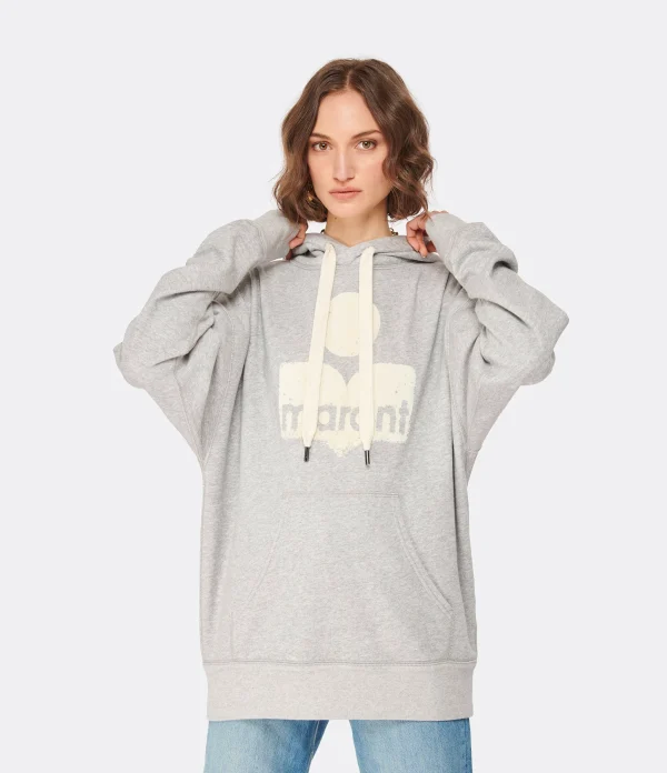 MARANT ÉTOILE Sweatshirt Mansel Coton Gris 4