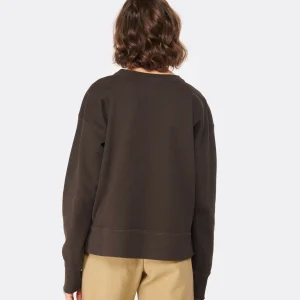 MARANT ÉTOILE Sweatshirt Mobyli Coton Noir Délavé 13