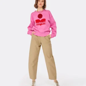 MARANT ÉTOILE Sweatshirt Mobyli Coton Rose 15