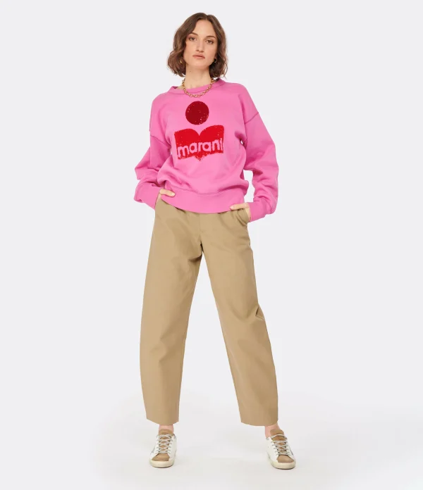 MARANT ÉTOILE Sweatshirt Mobyli Coton Rose 6