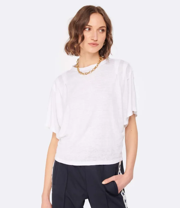 MARANT ÉTOILE Tee-shirt Kyanza Lin Blanc 4