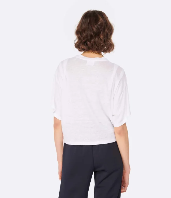 MARANT ÉTOILE Tee-shirt Kyanza Lin Blanc 5