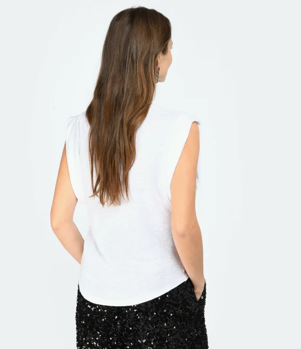 MARANT ÉTOILE Tee-shirt Kotty Lin Blanc 5