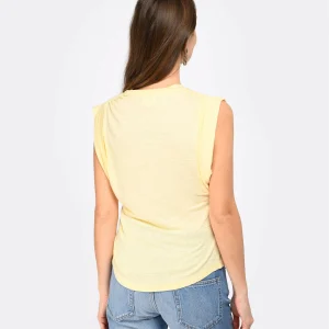 MARANT ÉTOILE Tee-shirt Kotty Lin Jaune Clair 13