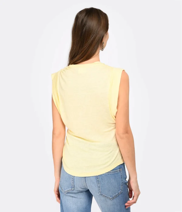 MARANT ÉTOILE Tee-shirt Kotty Lin Jaune Clair 5