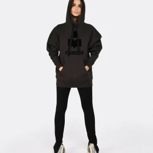 MARANT ÉTOILE Sweatshirt Mansel Coton Noir Délavé 18