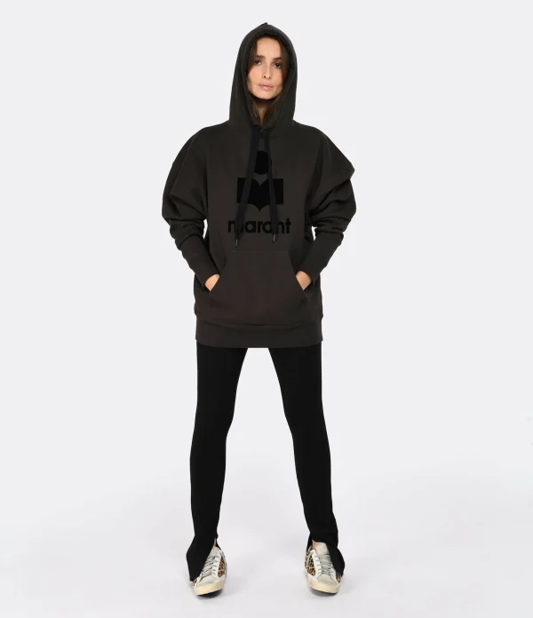 MARANT ÉTOILE Sweatshirt Mansel Coton Noir Délavé 7