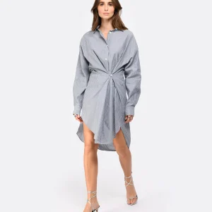 MARANT ÉTOILE Robe Seen Coton Bleu 13