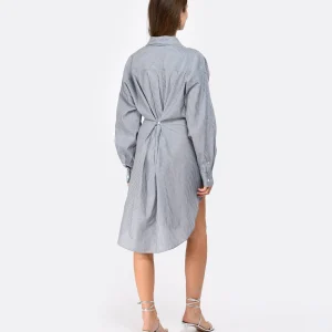 MARANT ÉTOILE Robe Seen Coton Bleu 15