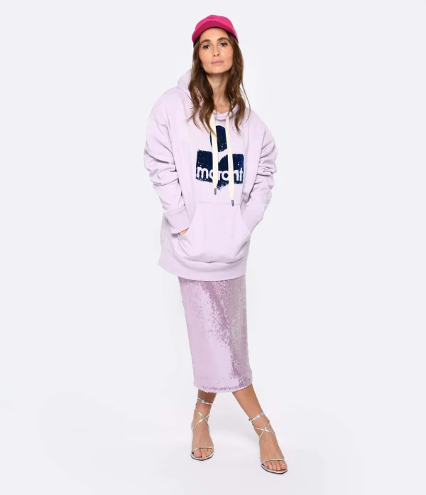 MARANT ÉTOILE Sweatshirt Mansel Coton Rose Clair 7