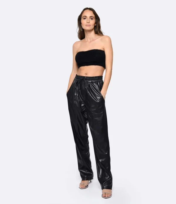 MARANT ÉTOILE Pantalon Brina Noir Midnight 4