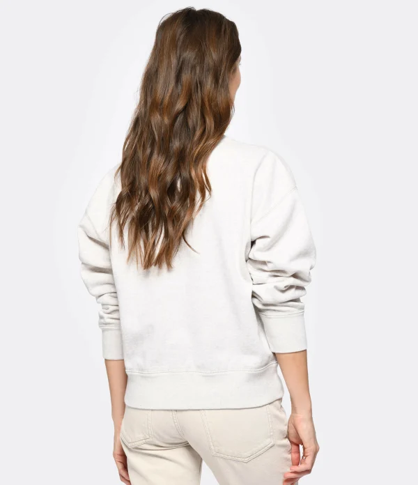 MARANT ÉTOILE Sweatshirt Mobyli Coton Écru 6