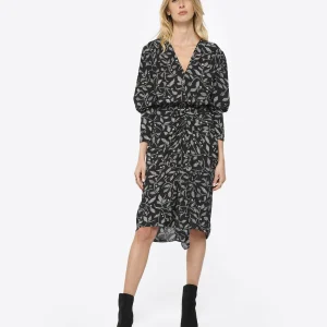 MARANT ÉTOILE Robe Mi-longue Danalia Noir 10