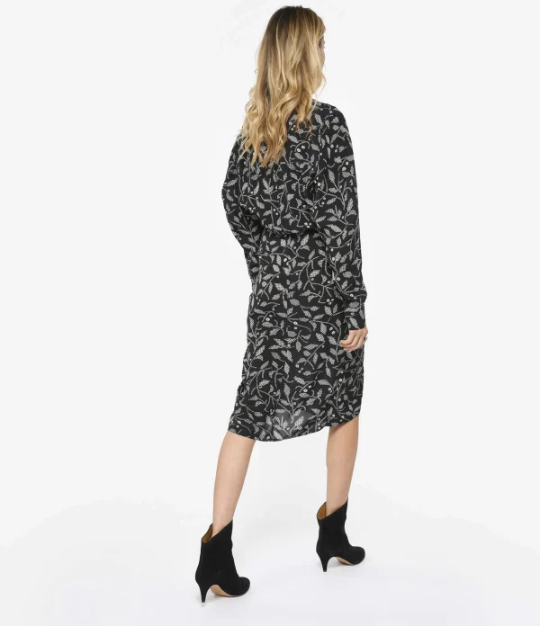 MARANT ÉTOILE Robe Mi-longue Danalia Noir 5