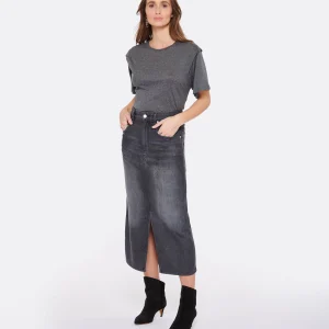 MARANT ÉTOILE Jupe Longue Tilauria Gris 11