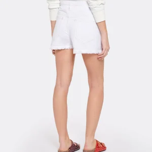 MARANT ÉTOILE Short Lesia Coton Blanc 15