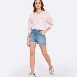 MARANT ÉTOILE Short Lesia Coton Bleu Clair 11