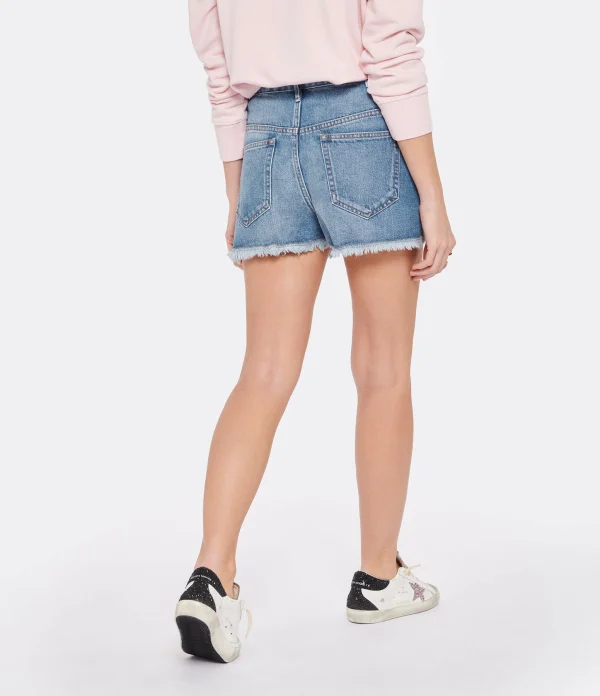 MARANT ÉTOILE Short Lesia Coton Bleu Clair 6