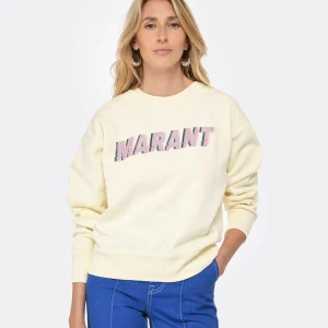 MARANT ÉTOILE Sweatshirt Mobyli Coton Vanille 11