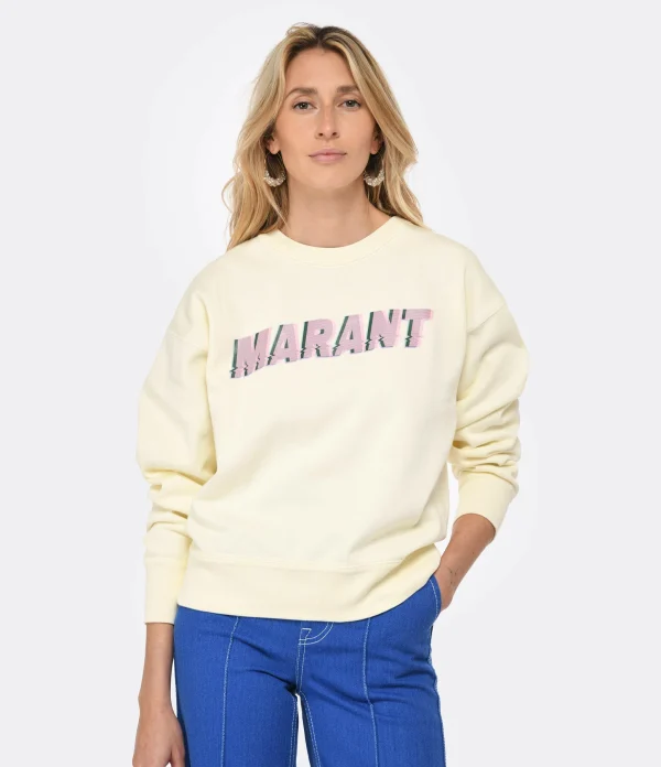 MARANT ÉTOILE Sweatshirt Mobyli Coton Vanille 4