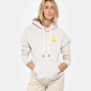 MARANT ÉTOILE Sweatshirt Malibu Coton Écru Jaune 12